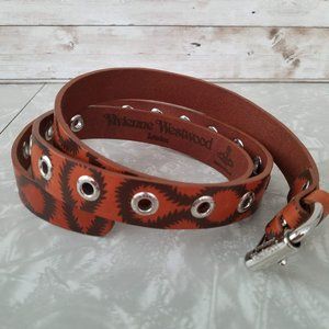 Vivienne Westwood Leather Squiggle Belt